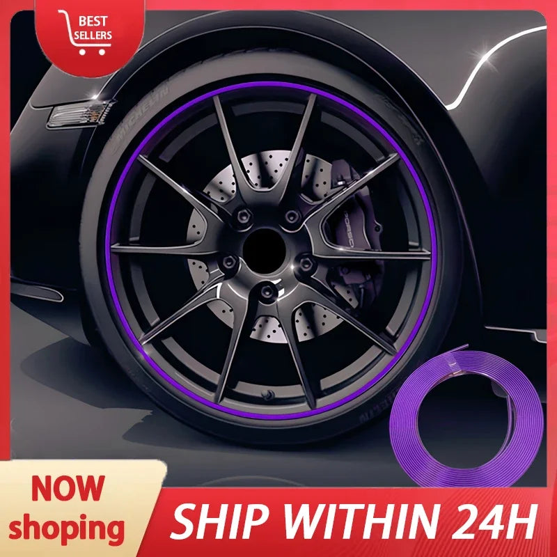 Upgrade Your Ride with the Car Wheel Hub Protector - Stylish, Scratch-Resistant PVC Tire Guard for Ultimate Protection and Aesthetics