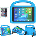 Ultimate Kids Case for iPad Mini 5/4/3/2/1 (7.9") - Shockproof, Durable Bumper with Handle & Kickstand + 2 Screen Protectors in Blue