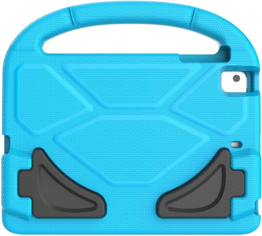 Ultimate Kids Case for iPad Mini 5/4/3/2/1 (7.9") - Shockproof, Durable Bumper with Handle & Kickstand + 2 Screen Protectors in Blue